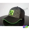Minecraft szürke-fekete Creeper baseball sapka