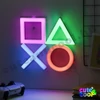 Playstation LED Neon falilámpa