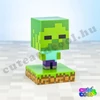 Minecraft Zombi 3D ikon lámpa
