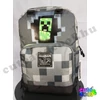 Minecraft Kőblokk Creeperrel iskolatáska