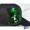 Minecraft simizős Creeper baseball / snapback sapka