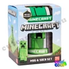 minecraft zokni+bögre szett