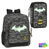 Batman foszforeszkáló iskolatáska és tolltartó