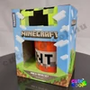Minecraft kerámia bögre és zokni ajándék szett