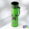 minecraft mintás termo kulacs