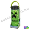 Minecraft Creeper zöld rozsdamentes acél termosz