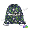 Minecraft kék húzózsinóros tornazsák