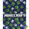 Minecraft kék húzózsinóros tornazsák