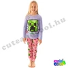 Minecraft Creeper arcos lány pizsama