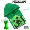 Minecraft kirobbanó Creeper zöld kapucnis pulóver