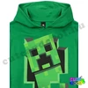 Minecraft kirobbanó Creeper zöld kapucnis pulóver