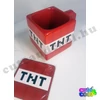 Minecraft TNT kerámia bögre és alátét