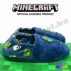 Minecraft Creeper kék mamusz