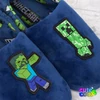 Minecraft Creeper kék mamusz