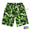 Minecraft zöld-fekete Creeper pizsama rövidnadrággal