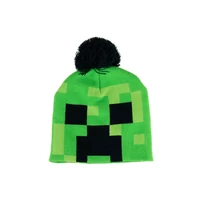 Minecraft zöld Creeper bojtos sapka