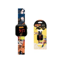 Naruto és Sasuke digitális LED karóra-narancssárga
