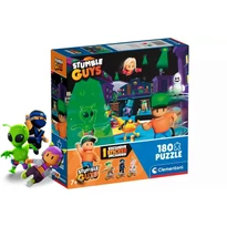 Stumble Guys Abducted Avenue puzzle 180 darabos ajándék matricával