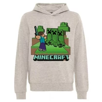 minecraftos gyerek pulcsi kapucnival