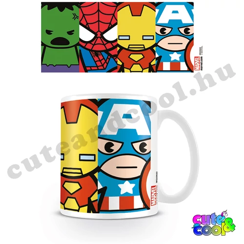 Marvel Kawaii rajzos bögre