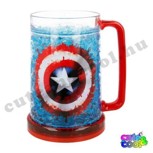 Marvel Amerika Kapitány hűsítő zselés korsó