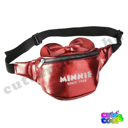 Minnie Mouse piros műbőr övtáska