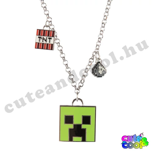 Minecraft Creeper nyaklánc