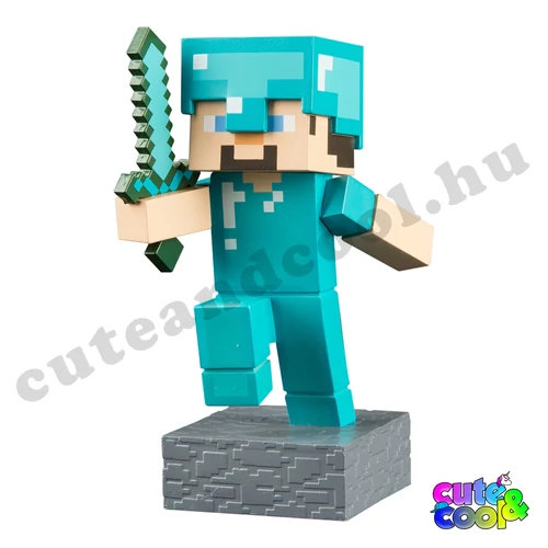 Minecraft Adventure Gyémánt Steve figura 10cm