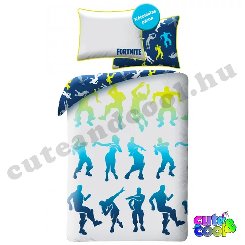 Fortnite Dance move színes ágyneműhuzat - Pamut