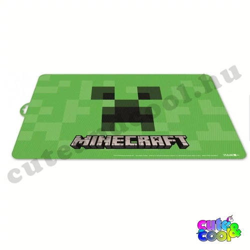 Minecraft zöld Creeper tányéralátét