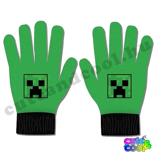 minecraft gyerek kesztyű