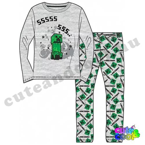 Minecraft SSSS... hosszú ujjú gyerek pizsama