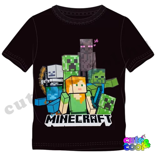 Minecraft Alex és a szörnyek gyerek póló