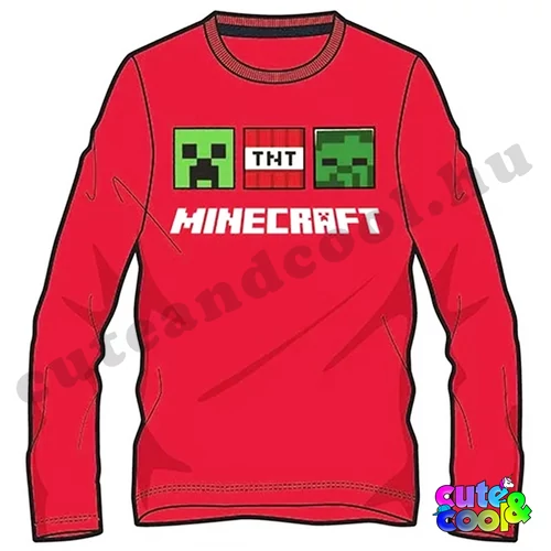 Minecraftos gyerekruha pamut