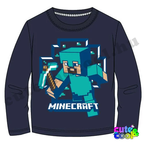 Minecraft gyerek hosszú ujjú póló
