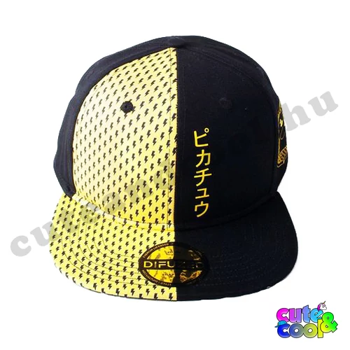 Pokémon sárga-fekete snapback sapka