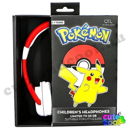 pokémonos gyerek fejhallgató