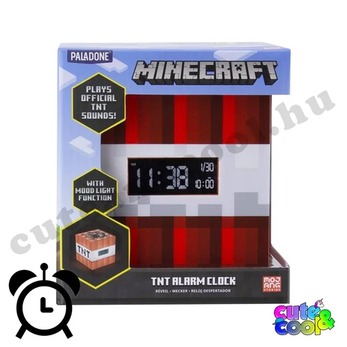 Minecraft gyerek ébresztőóra