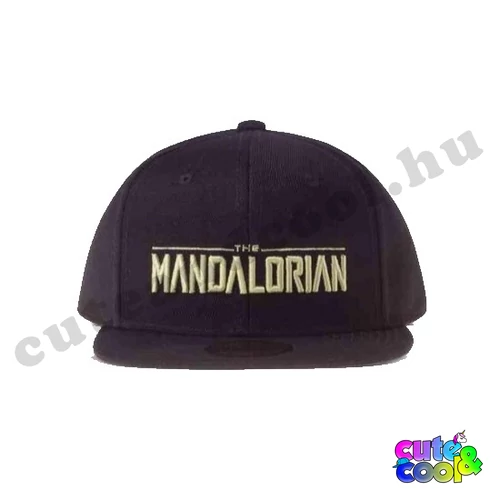 Star Wars Mandalorian fekete snapback sapka