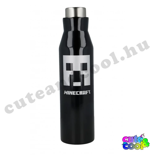 Minecraft fekete rozsdamentes acél kulacs