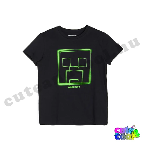 Minecraft Neon Creeper póló