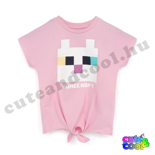 Minecraft cuki cicás rövid ujjú póló