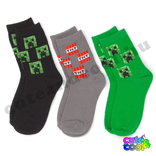 Minecraftos zokni csomag gyerekeknek