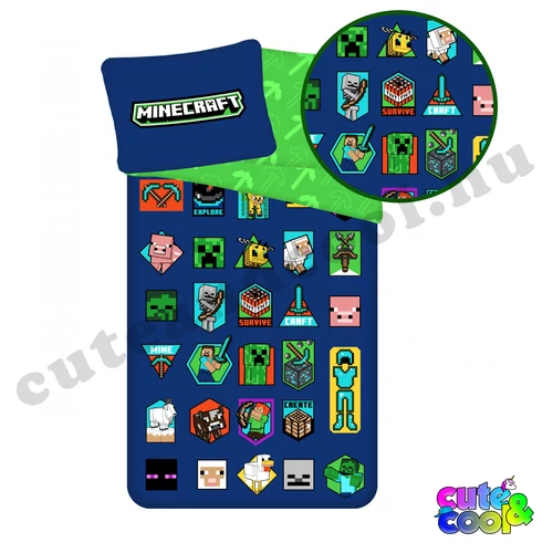 Minecraft gyerek ágyneműhuzat