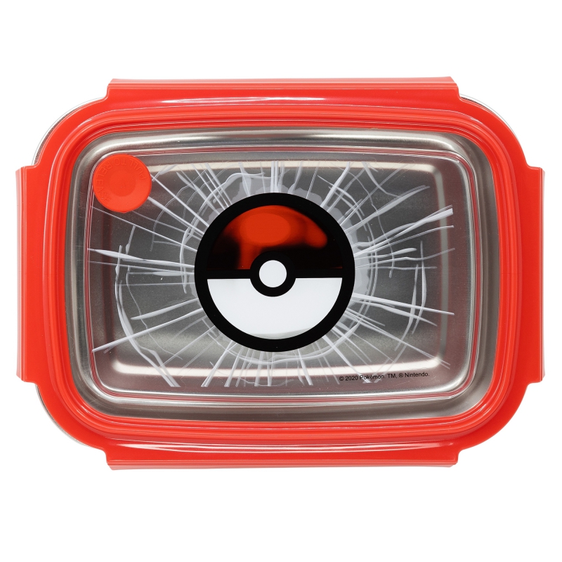 Pokémon XL méretű rozsdamentes acél uzsonnás doboz - Pokémon