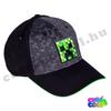 Minecraft szürke-fekete Creeper baseball sapka
