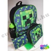 Minecraft kék Creeper 5 darabos Iskolatáska szett