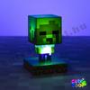 Minecraft Zombi 3D ikon lámpa