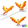 moltres legendás pokémon figura