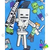 Minecraft Alex-Steve és mobok kék iskolatáska